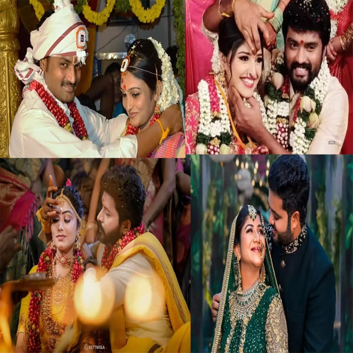 ரீல் ஜோடி - ரியல் ஜோடியாக மாறிய டிவி பிரபலங்கள்