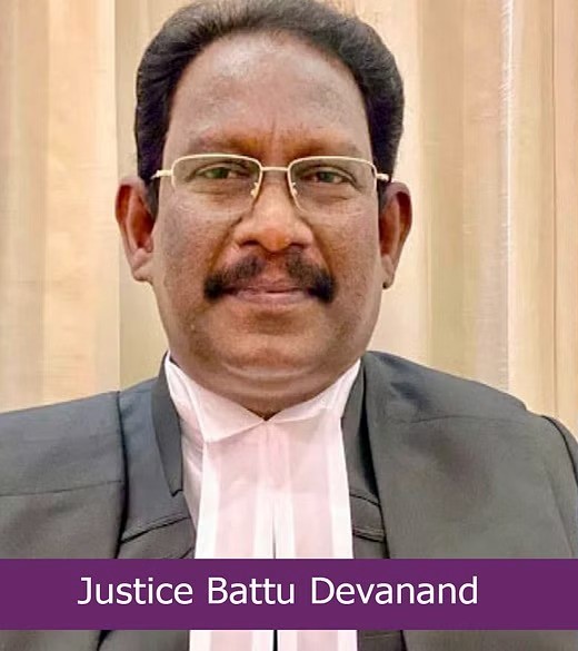 சென்னை உயர் நீதி மன்றத்தில் பட்டு தேவானந்த் பதவியேற்றார்