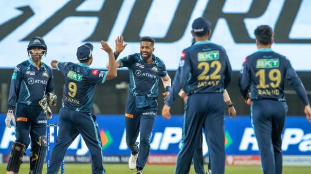 19 ஓவரில் இலக்கை வென்ற குஜராத் அணி 