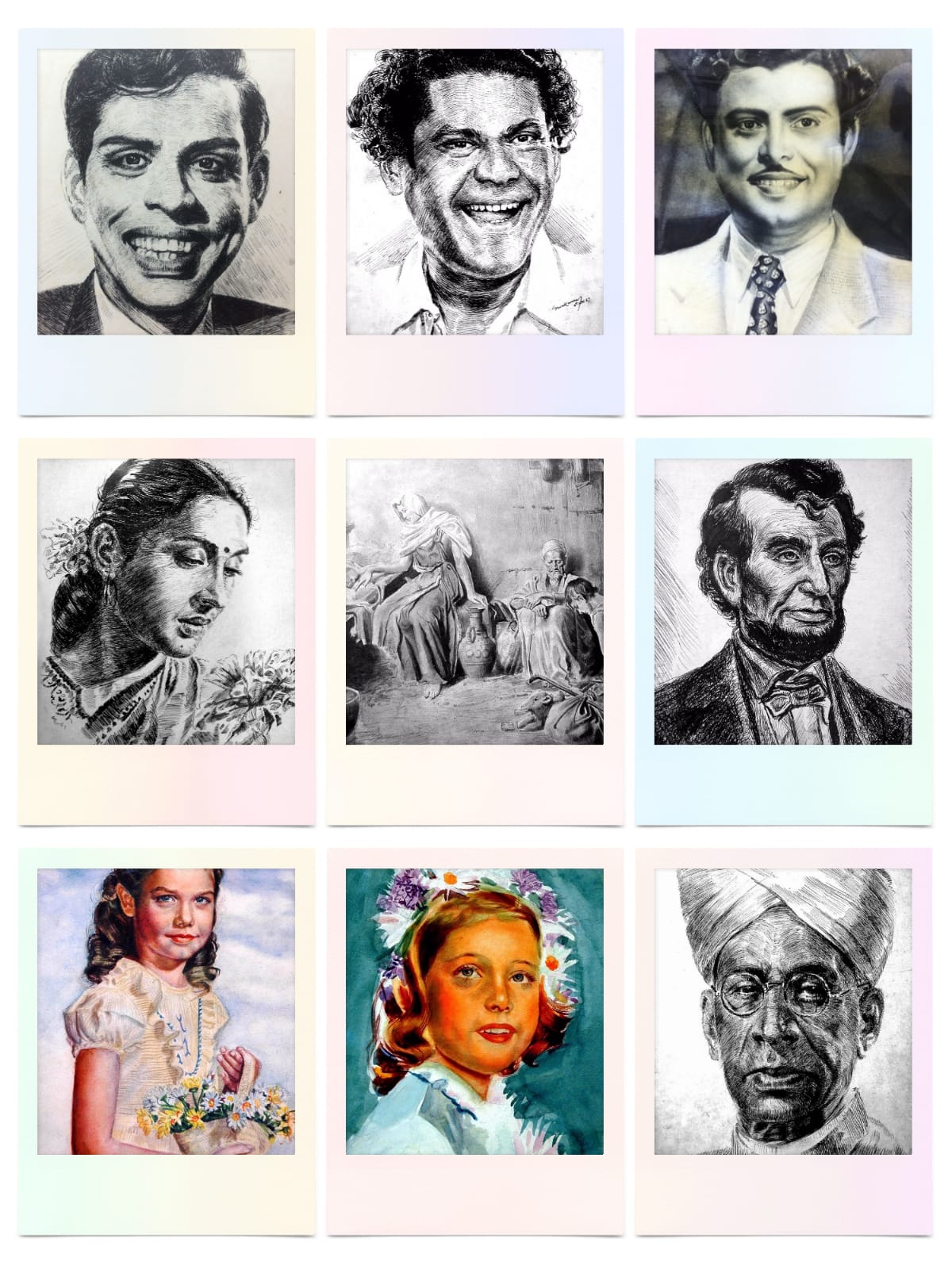 நடிகர் சிவகுமார் வரைந்த ஒவியங்கள் 