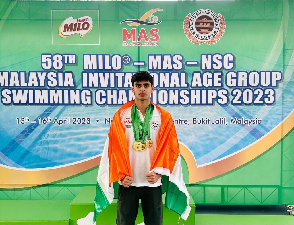 நடிகர் மாதவனின் மகன் வேதாந்த்