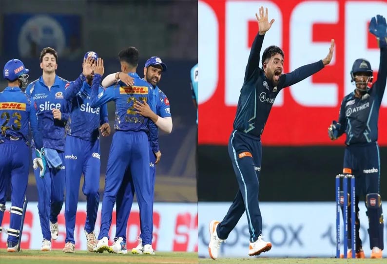 இன்றைய ஆட்டத்தில் மும்பை - குஜராத் மோதல்