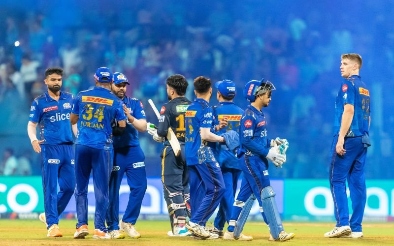 27 ரன்கள் வித்தியாசத்தில் குஜராத்தை வீழ்த்திய மும்பை அணி!