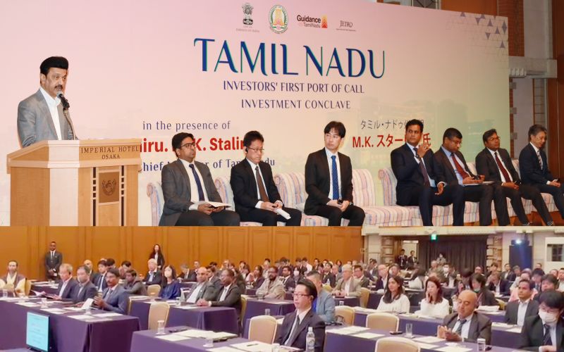 "இந்தியாவிலேயே முதலீட்டுக்கு உகந்த மாநிலமாக தமிழ்நாடு உள்ளது"- முதலமைச்சர் மு.க.ஸ்டாலின் பேச்சு!