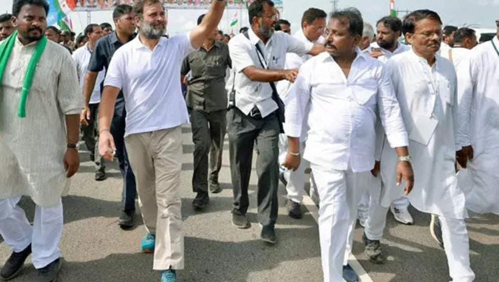 ராகுல் காந்தி நடைப்பயணம்