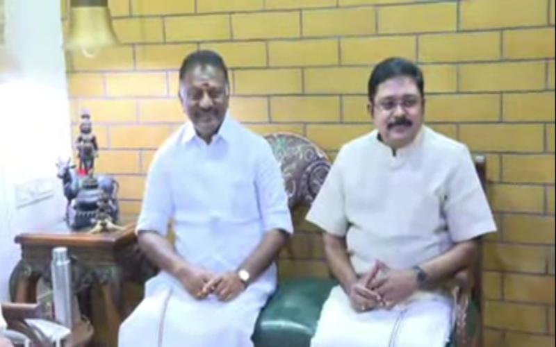 டிடிவி தினகரனுடன் ஓ.பன்னீர்செல்வம் சந்திப்பு!