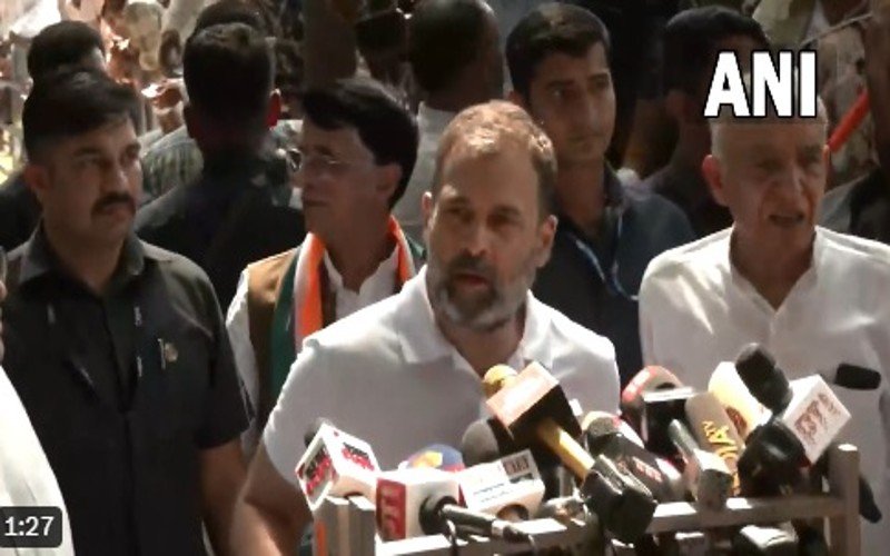 "கர்நாடகா மாநில மக்களுக்கு நன்றி"- ராகுல் காந்தி பேட்டி!