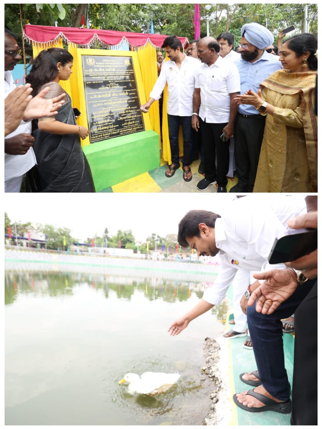 திமுக இளைஞரணி சார்பில் 1000 குளங்கள் சீர் அமைப்பு