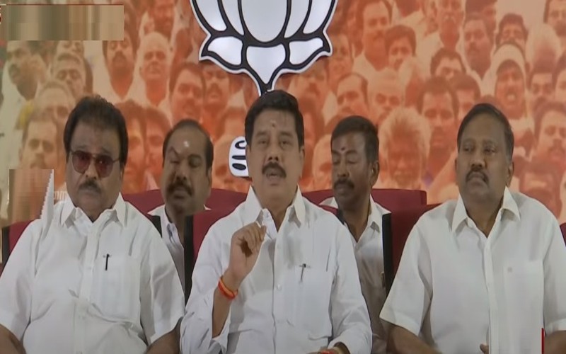 "சி.வி.சண்முகத்தைப் பொருட்டாக எடுத்துக் கொள்ளவில்லை"- கரு.நாகராஜன் பேட்டி!