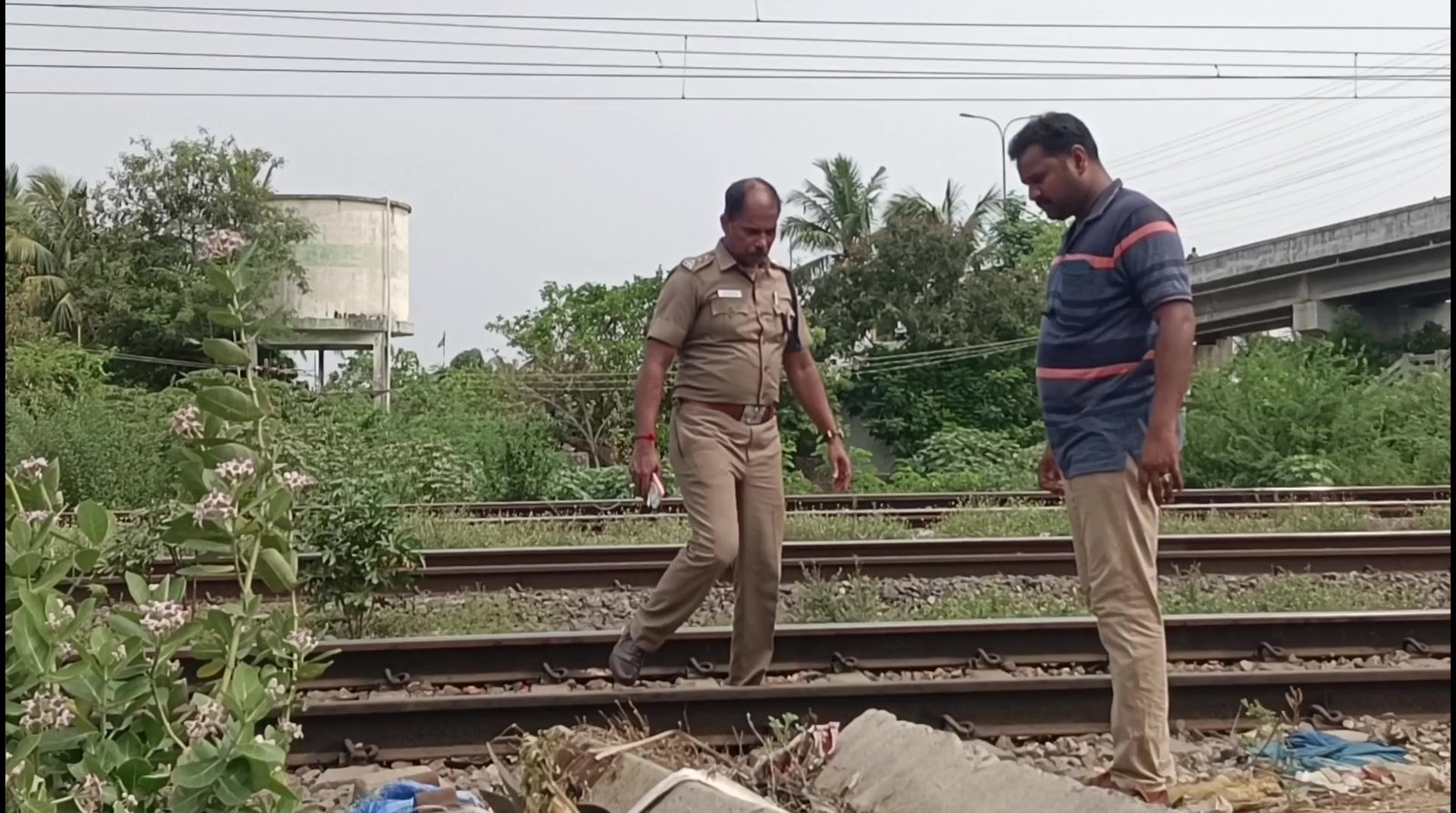 திருநின்றவூரில் ரயிலை கவிழ்க்க சதியா தீவிர விசாரணை