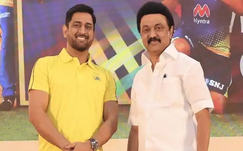 "என்றென்றும் தல தோனி" என்று குறிப்பிட்டு முதலமைச்சர் பிறந்தநாள் வாழ்த்து!