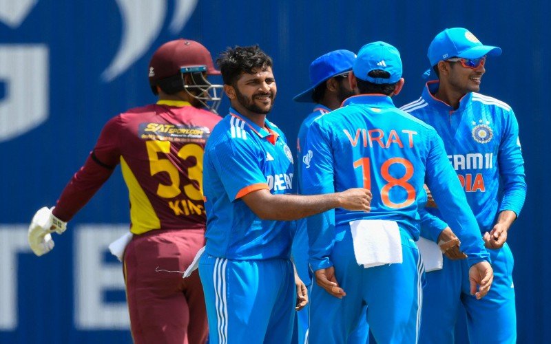 5 விக்கெட் வித்தியாசத்தில் இந்திய அணி அபார வெற்றி!