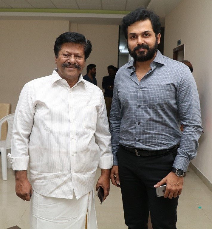 கார்த்திக்கு தாத்தாவாக நடிக்கும் ராஜ்கிரண்.....'வா வாத்தியார்' பட அப்டேட் கொடுத்த நலன் குமாரசாமி!