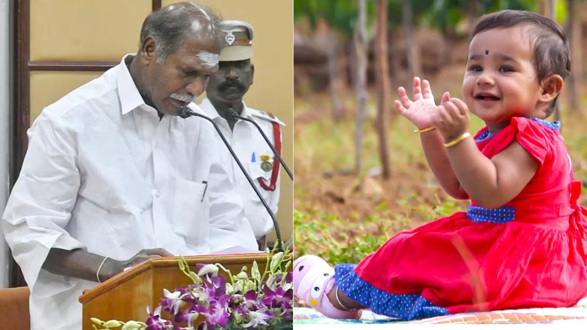 38 பெண் குழந்தைகளுக்கு தலா 50 ஆயிரம் டெபாசிட்: புதுவை முதல்வர் வழங்கினா