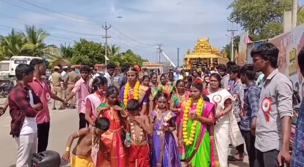 ராமானுஜ கைங்கர்ய டிரஸ்ட் சார்பில் திருப்பதி திருக்குடைகள் பாதயாத்திரை தொடங்கியது