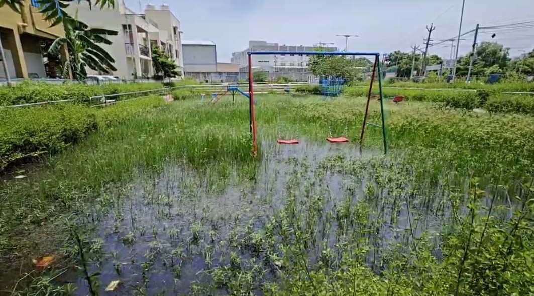 முறையான பராமரிப்பு இல்லாத ஆவடி பூங்காக்களில் தேங்கி இருக்கும் தண்ணீரில் அதிக அளவில் கொசுக்கள் உற்பத்தி – பொதுமக்கள் அவதி
