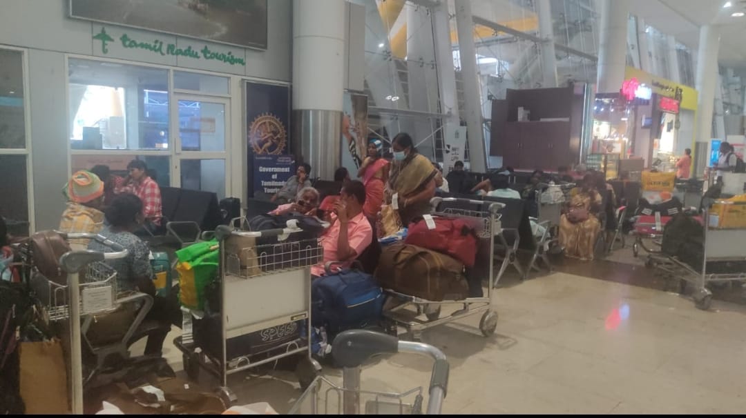 சென்னையிலிருந்து அந்தமான் சென்ற விமானம் தரையிறங்காமல் மீண்டும் சென்னைக்கே திரும்பியது