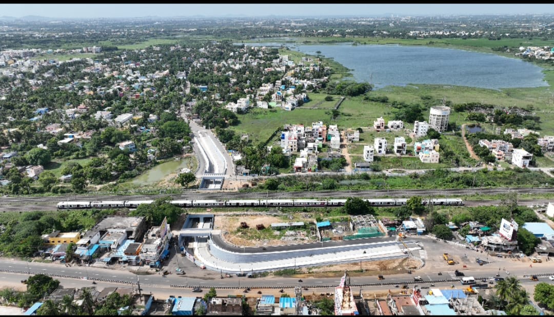ஆவடி பட்டாபிராம் இரயில் நிலையங்களுக்கு இடையில் சுரங்கப்பாதை திறப்பு : பொது மக்கள் மகிழ்ச்சி 