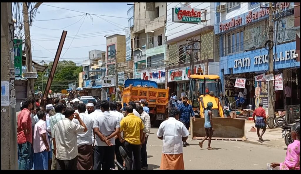 ஆவடி வணிகர் சங்க கோரிக்கை-அதிகாரிகள் அதிரடி நடவடிக்கை