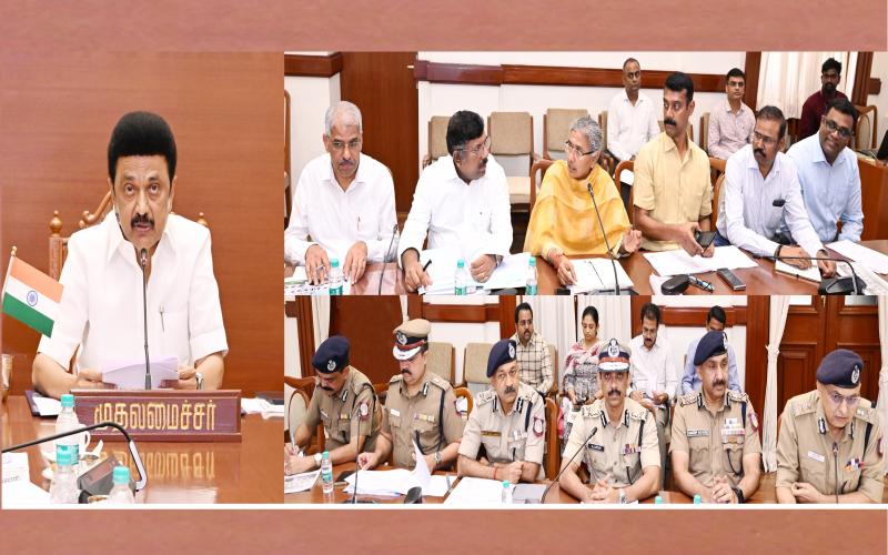 "சட்டம், ஒழுங்கு பிரச்சனை உருவாகாமல் கண்காணியுங்கள்"- காவல்துறையினருக்கு முதலமைச்சர் மு.க.ஸ்டாலின் அறிவுறுத்தல்!