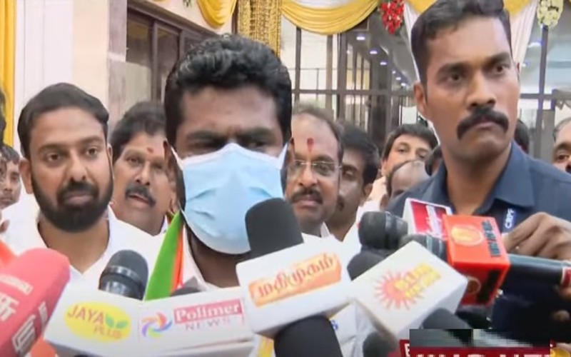 "தி.மு.க.- பா.ஜ.க. இடையே தான் போட்டி; யார் இல்லாவிட்டாலும் ஜெயிப்போம்"- அண்ணாமலை அதிரடி!