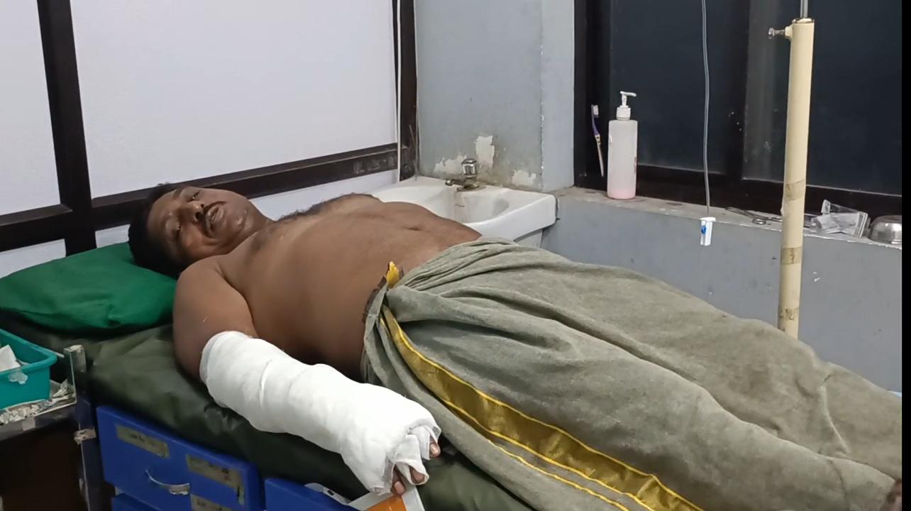 ஆவடி மார்க்கெட் பகுதியில் சிலிண்டர் கசிவு ஏற்பட்டு தீ விபத்து.