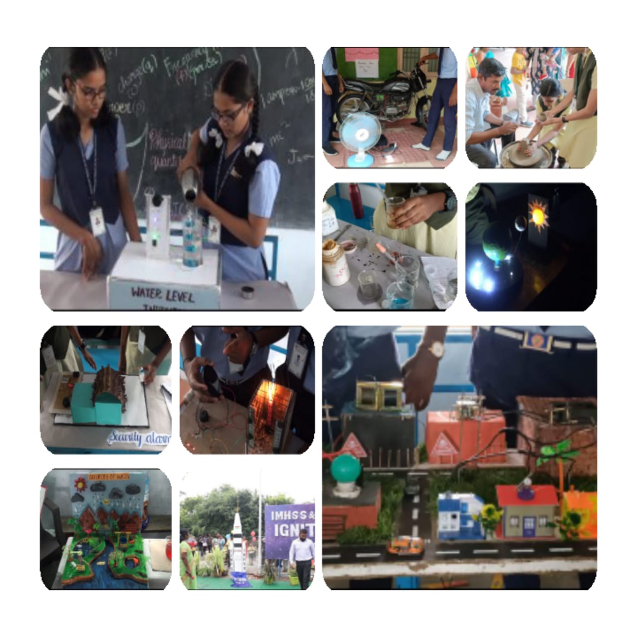 இம்மானுவேல் மெட்ரிக் மேல்நிலைப்பள்ளி-இன்ஃபண்ட் ஜீசஸ் நர்சரி பிரைமரி பள்ளி இணைந்து நடத்திய-வளரும் விஞ்ஞானிகளின் அறிவியல் கண்காட்சி 