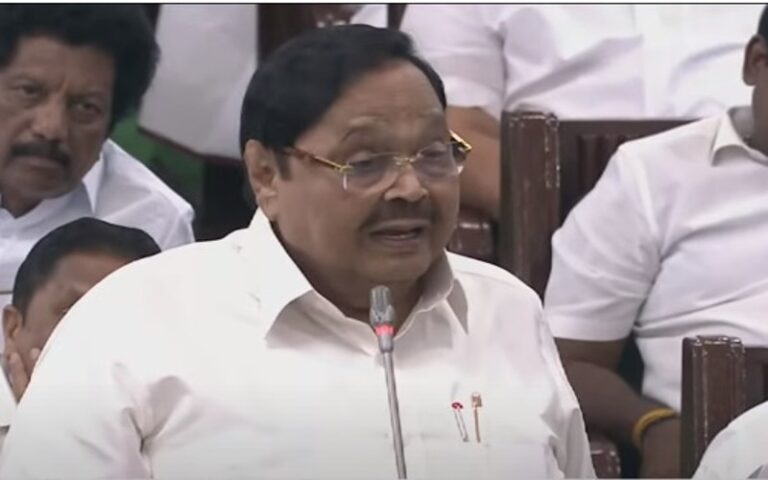 "யாசகம் கேட்கவில்லை; நீரை கேட்கிறோம்"- சட்டப்பேரவையில் அமைச்சர் துரைமுருகன் பேச்சு!