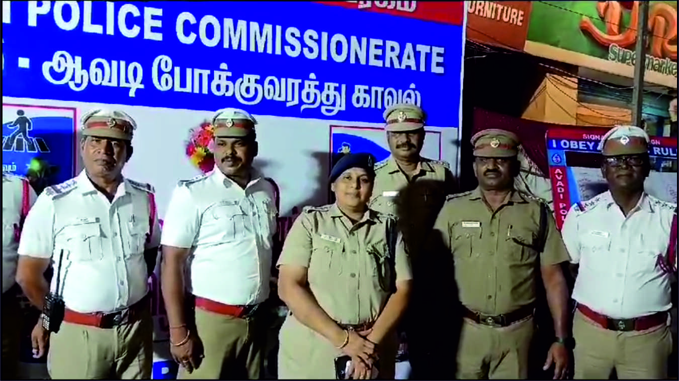 ஆவடியில் வாகன ஓட்டிகளுக்கு சாலை விபத்து குறித்து விழிப்புணர்வு