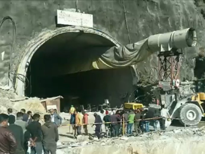Tunnel Collapsed in Uttarakhand