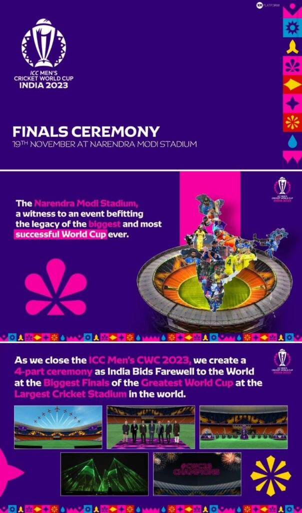 நரேந்திர மோடியின் சொந்த மாநிலமான அகமதாபாத்தில் உள்ள நரேந்திர மோடி என்ற பெயரில் இருக்கும் விளையாட்டு மைதானத்தில் நடைபெற்றது