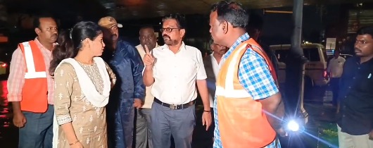 3 மணி நேர மழையிலே வெள்ள  காட்சி அளிக்கும் சென்னை