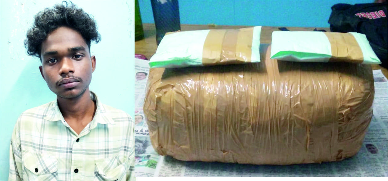 அம்பத்தூர் பகுதியில் கஞ்சா விற்பனை செய்த வாலிபன் கைது