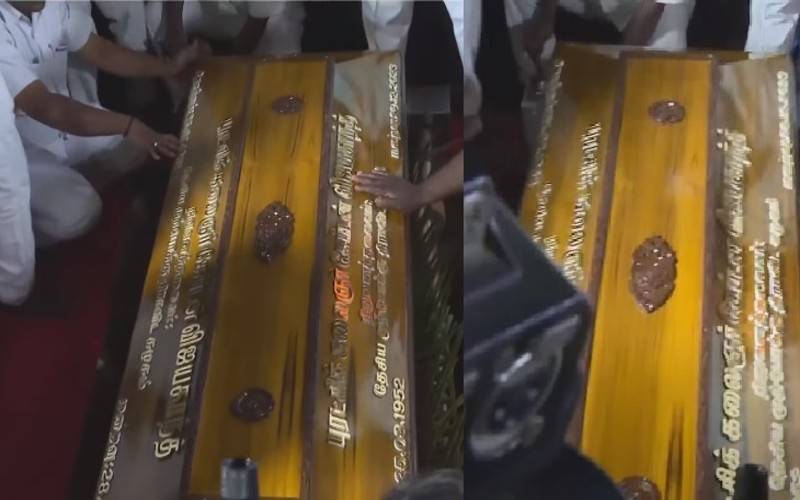 அரசு மரியாதையுடன் விஜயகாந்த் உடல் நல்லடக்கம்!