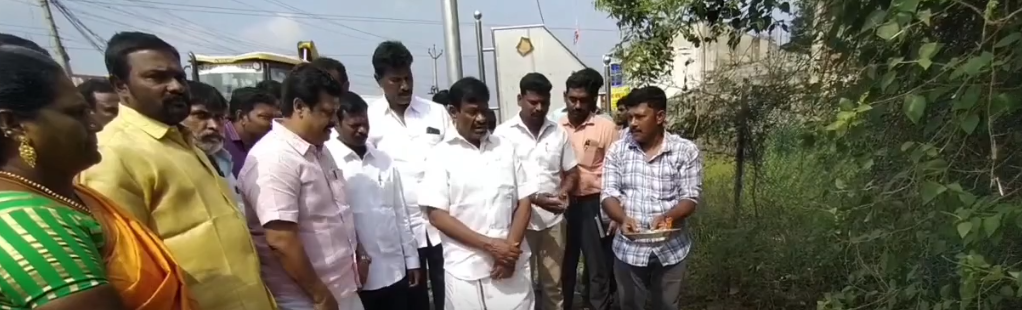 10.4 கோடியில் கால்வாய் பணி - சட்டமன்ற உறுப்பினர் சா.மு. நாசர்