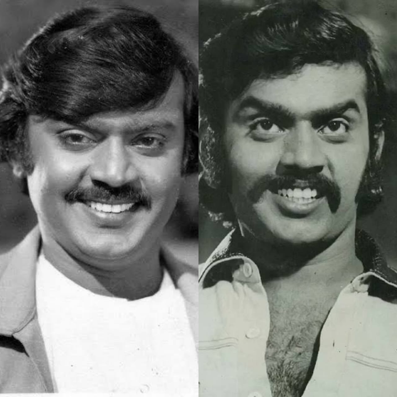 கம்பீரமான கருப்பு எம் ஜி ஆர் விஜயகாந்த் ஸ்பெஷல்!