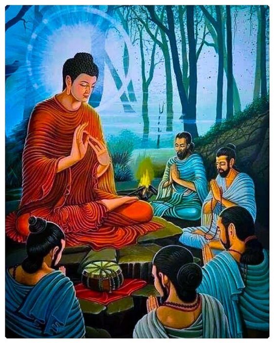 புத்தர் தன் சீடர்களிடம் வாழ்க்கையைப் பற்றி உரையாடிக் கொண்டிருந்தபோது