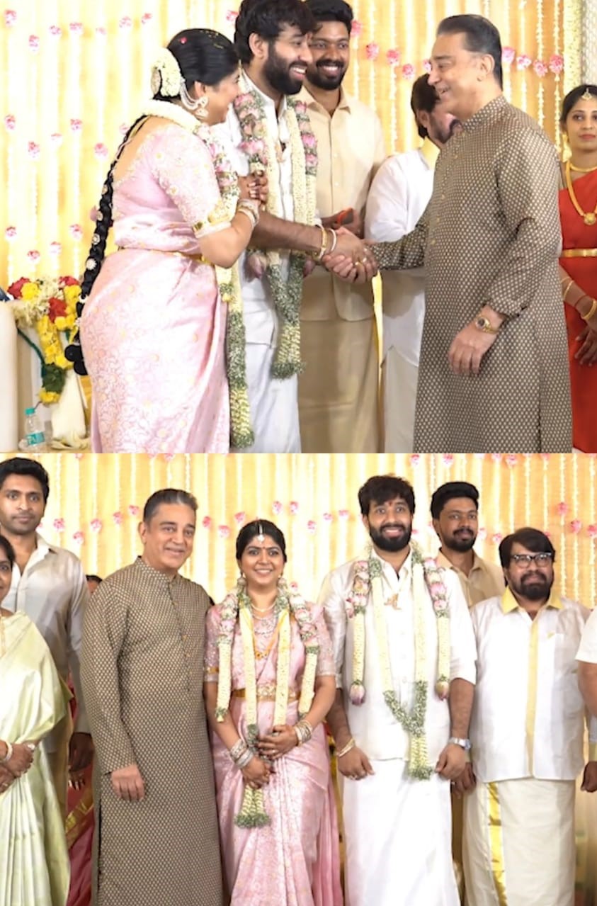 ஆதிக் ரவிச்சந்திரன்- பிரபு மகள் திருமணம்.... திரண்டு வந்து வாழ்த்திய திரைப்பட பிரபலங்கள்!