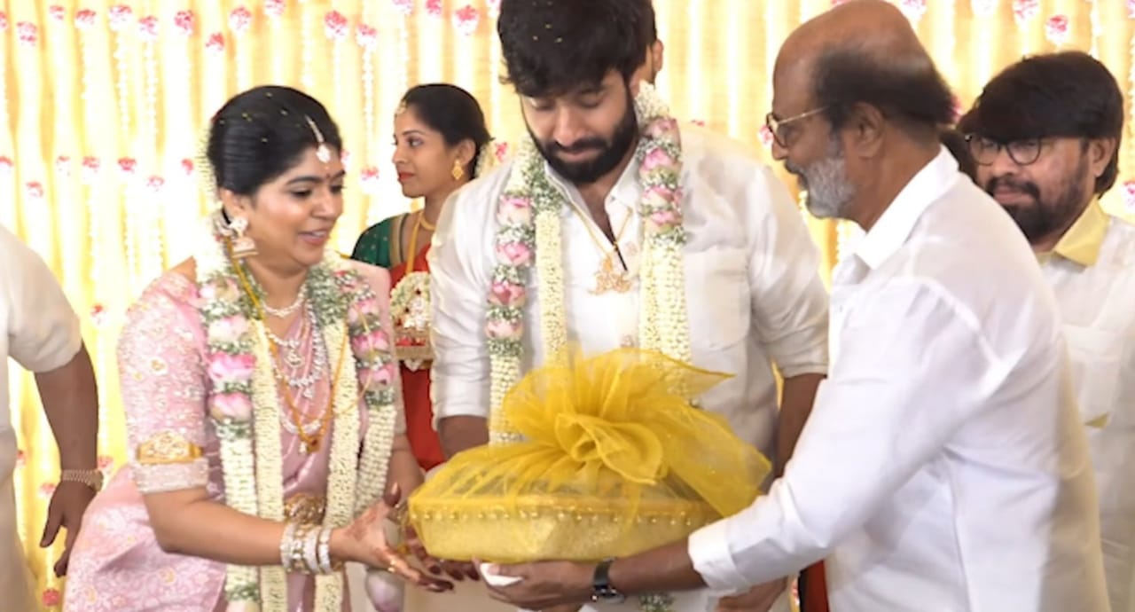 ஆதிக் ரவிச்சந்திரன்- பிரபு மகள் திருமணம்.... திரண்டு வந்து வாழ்த்திய திரைப்பட பிரபலங்கள்!