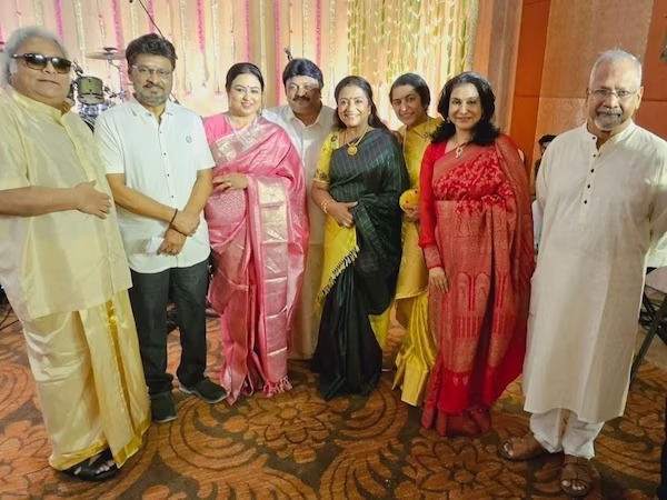 ஆதிக் ரவிச்சந்திரன்- பிரபு மகள் திருமணம்.... திரண்டு வந்து வாழ்த்திய திரைப்பட பிரபலங்கள்!