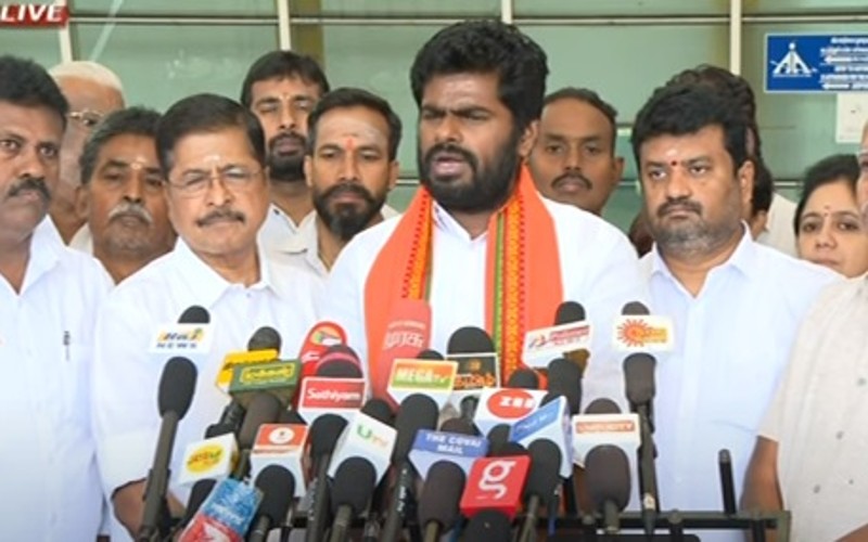 "மத்திய அரசுடன் மோதல் போக்கைக் கடைப்பிடிக்கிறது தமிழக அரசு"- அண்ணாமலை பேட்டி!