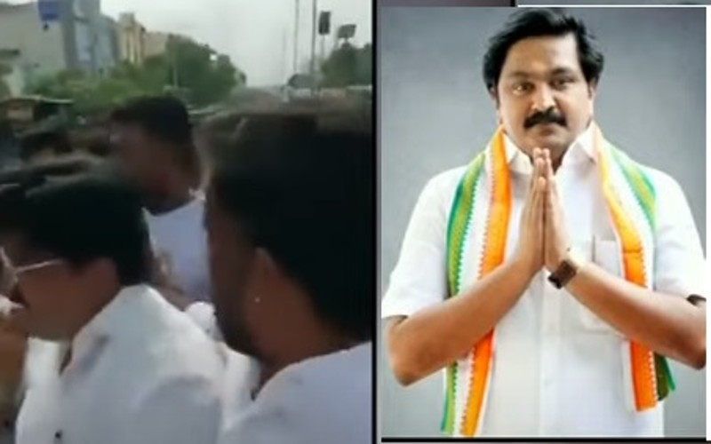 காங்கிரஸ் சட்டப்பேரவை உறுப்பினரைச் சூழ்ந்து பொதுமக்கள் வாக்குவாதம்!