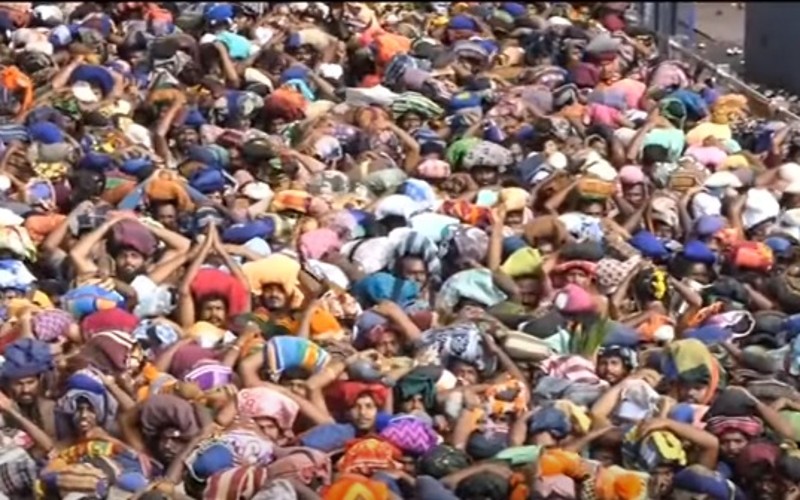 மண்டல பூஜையை முன்னிட்டு அதிகரிக்கும் சபரிமலை பக்தர்களின் வருகை!