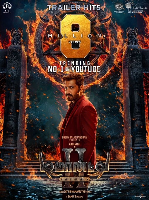 டிமான்ட்டி காலனி 2 படத்தை பார்த்து நாங்களே பயந்து விட்டோம்..... இசையமைப்பாளர் சாம் சி.எஸ்!