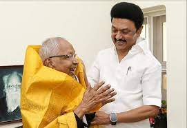 திராவிடர் கழகத்தின் தலைவர் ஆசிரியர் கி.வீரமணியின் 91-வது  பிறந்தநாள்-முதலமைச்சர் பிறந்தநாள் வாழ்த்து