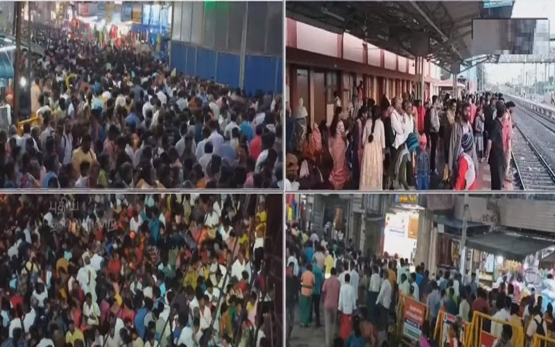 திருவண்ணாமலையில் லட்சக்கணக்கான பக்தர்கள் கிரிவலம்!
