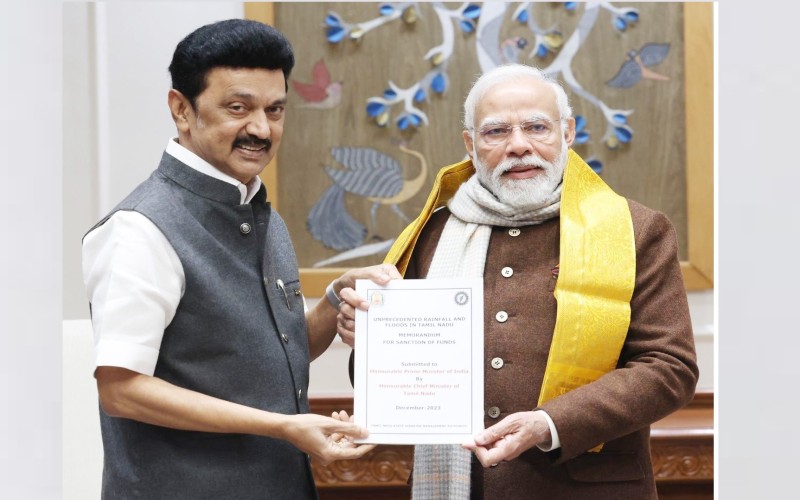 பிரதமரை நேரில் சந்தித்து பேசிய முதலமைச்சர் மு.க.ஸ்டாலின்!