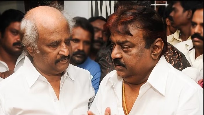 'நட்புக்கொரு இலக்கணமாக திகழ்ந்தவர்'.... கண்ணீருடன் விஜயகாந்த் உடலுக்கு அஞ்சலி செலுத்தும் ரஜினி!