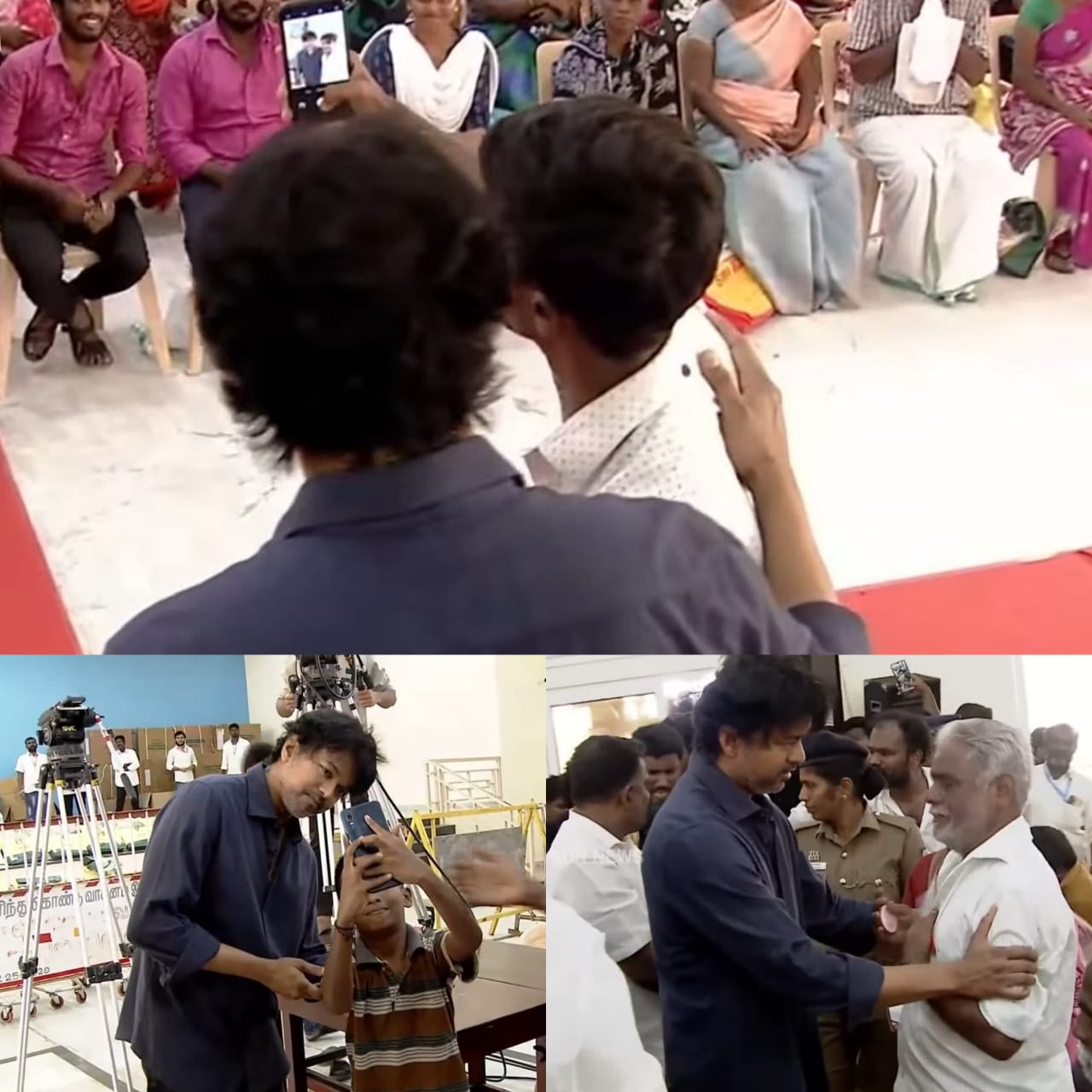 நெல்லை மக்களுக்கு நிவாரண பொருட்கள் வழங்கும் விஜய்..... வைரலாகும் புகைப்படங்கள்!