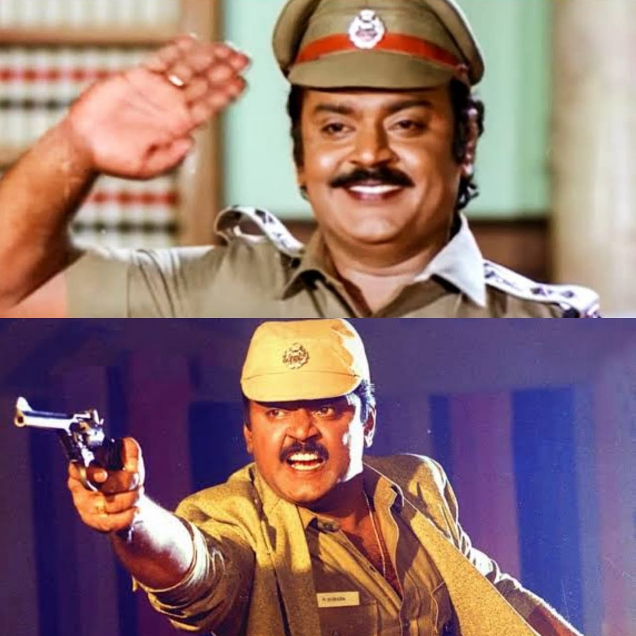 கம்பீரமான கருப்பு எம் ஜி ஆர் விஜயகாந்த் ஸ்பெஷல்!